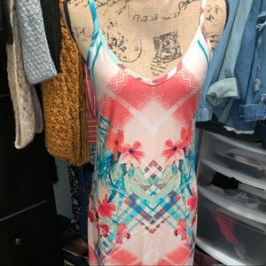 Gorgeous tropical Maxi dress